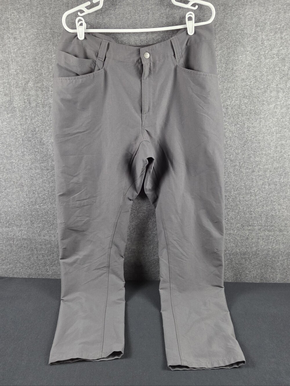 The North Face Hiking Pants Mens 36x32 Gray Lightweight Comfort Nylon Straight